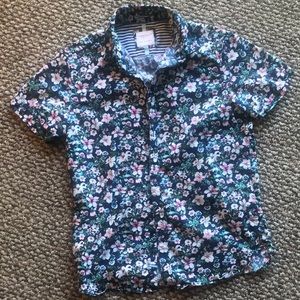 Denim & Flower short sleeve shirt